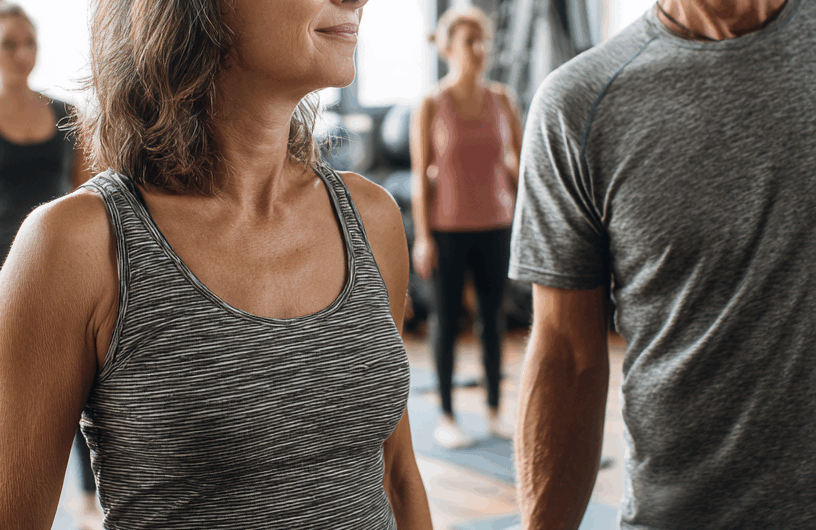 Im Fitnessstudio